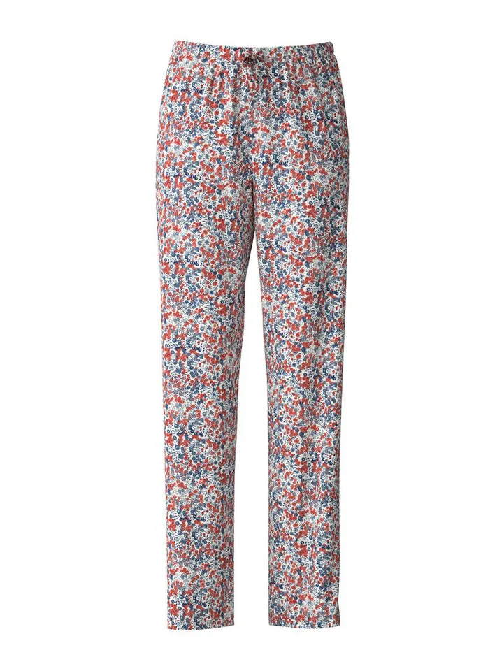 CALIDA CALIDA Pyjamahose Season Special Damen (1-tlg) seidig weich, elastisch und formstabil, Blau, – Produktbild 1 von 5