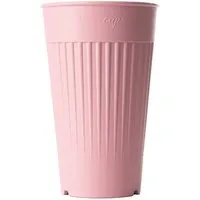 reMAIN reMAIN MAINcup - 4 St. nachhaltige Mehrweg-Trinkbecher 400 ml aus recyceltem Kunststoff – Bruchfest, Spülmaschinenfest & Stapelbar – Perfekt für Cocktails, Kinder, Gastro & Outdoor, Zartrosa, – Produktbild 2 von 3