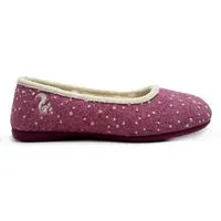 thies Veganer Hausschuh "thies ® Eco Snow Ballerina" aus weichem Wollfilz, zert. Bio-Baumwolle, Raspberry, – Produktbild 1 von 1