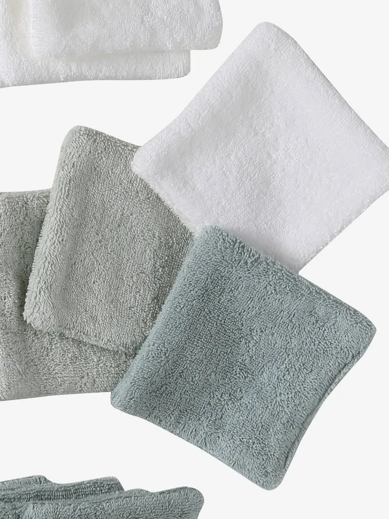Vertbaudet 30er-Pack Mehrweg-Feuchttücher im Wäschenetz BASIC set, Set grün, – Produktbild 3 von 3