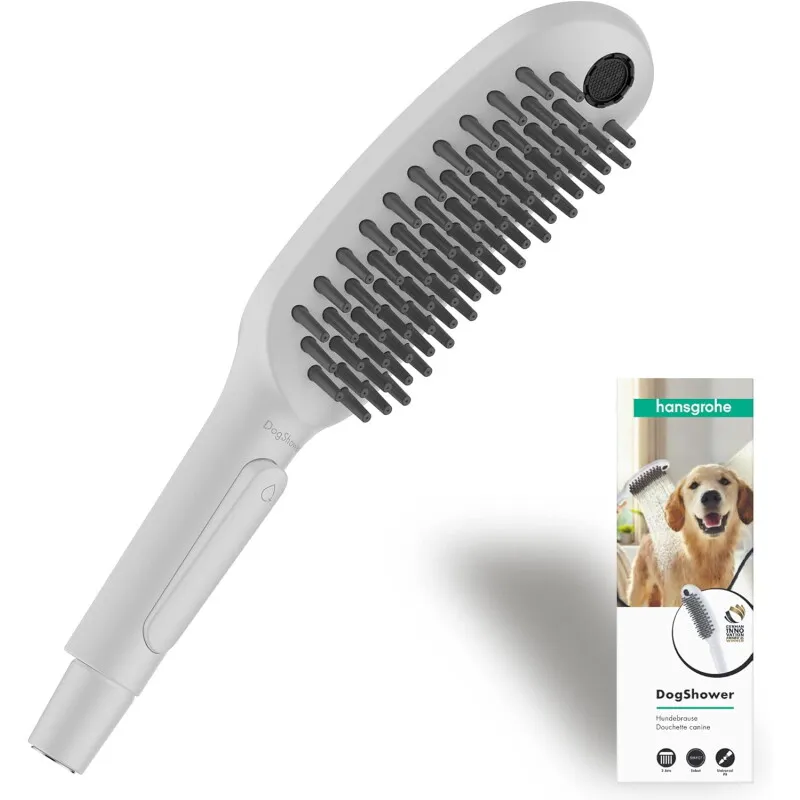 Hansgrohe Hansgrohe DogShower 150 Handbrause mit Massagedüsen weiß, Weiß, – Produktbild 1 von 2