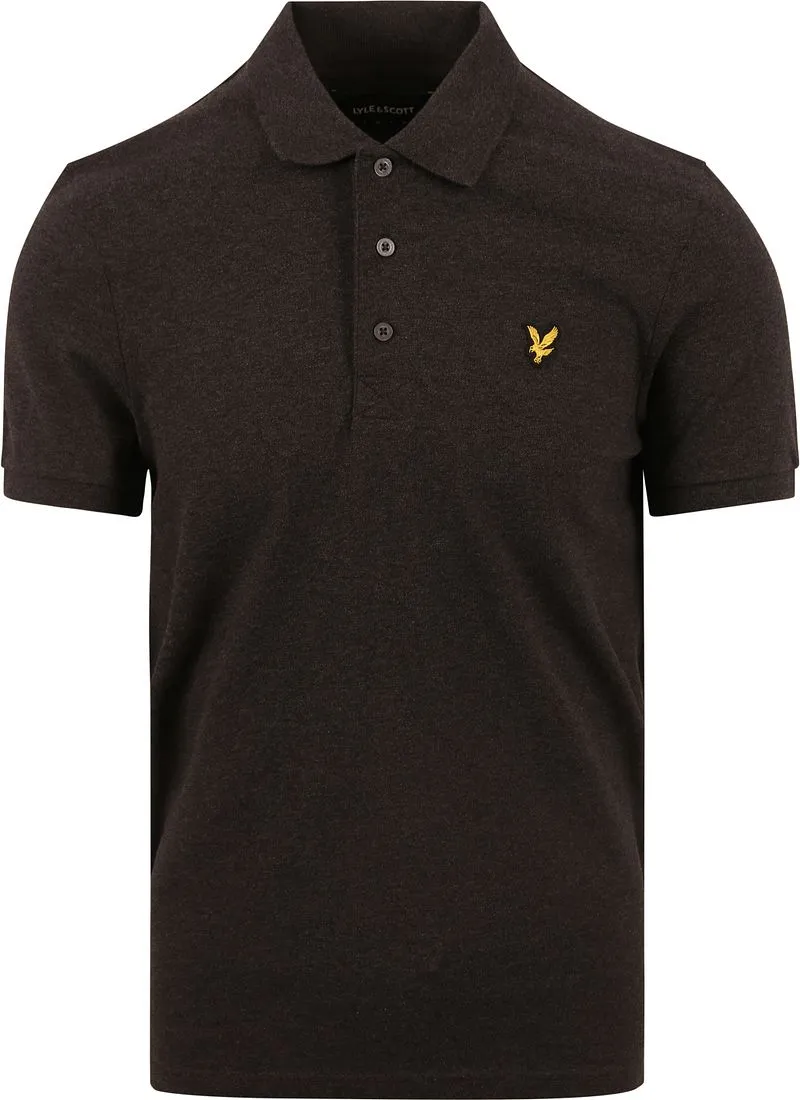 Lyle and Scott Lyle and Scott Poloshirt Charcoal - Größe L, Grau, – Produktbild 2 von 4