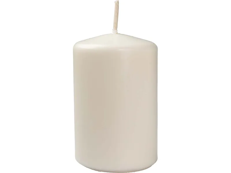 BIOKEMA BIOKEMA Stumpenkerze aus Biomasse 60 x 90 mm, Creme, – Produktbild 1 von 1