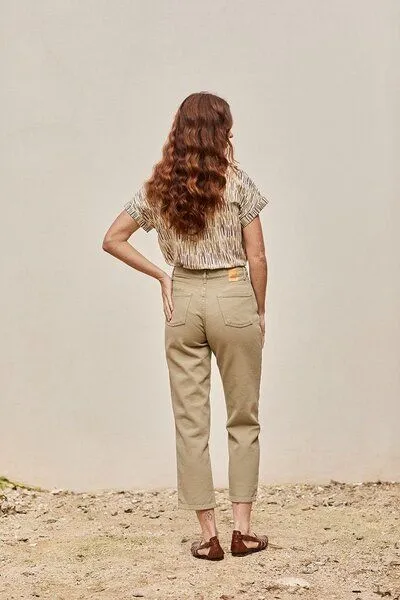 TIRALAHILACHA TIRALAHILACHA Finna Trousers, Creme, – Produktbild 3 von 3