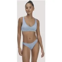 hessnatur hessnatur Bustier COTTON FEEL LACE aus Bio-Baumwolle, Nordisch blau, – Produktbild 1 von 1