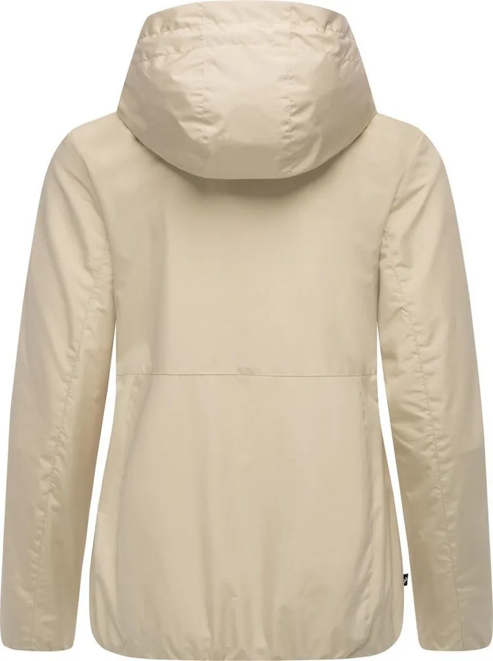 ragwear ragwear Outdoorjacke Sunniva A Wasserdichte und atmungsaktive Übergangsjacke, Beige, – Produktbild 4 von 5
