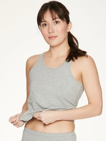 Thought Thought Damen Top Leah Cami, Grey marle, – Produktbild 4 von 7
