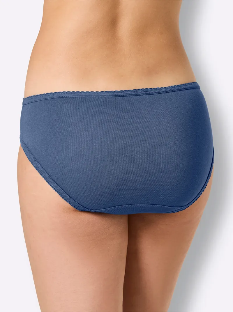 Witt Bikinislip marine + jeansblau + mint, Marine + jeansblau + mint, – Produktbild 3 von 3