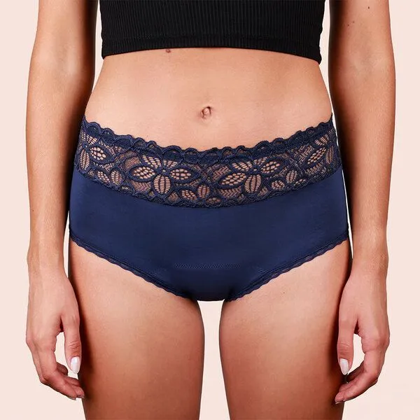 Taynie Taynie Deluxe Ultra Periodenunterwäsche Biozidfrei 60°C, Blau, – Produktbild 1 von 4