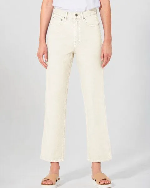 HempAge HempAge Damen Highrise Jeans Hanf/Biobaumwolle, Nature(weiß), – Produktbild 2 von 4