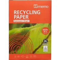 Memo 500 Blatt Recycling-Kopierpapier 'memoPRINT' DIN A4, 80 g/m² – Produktbild 1 von 1