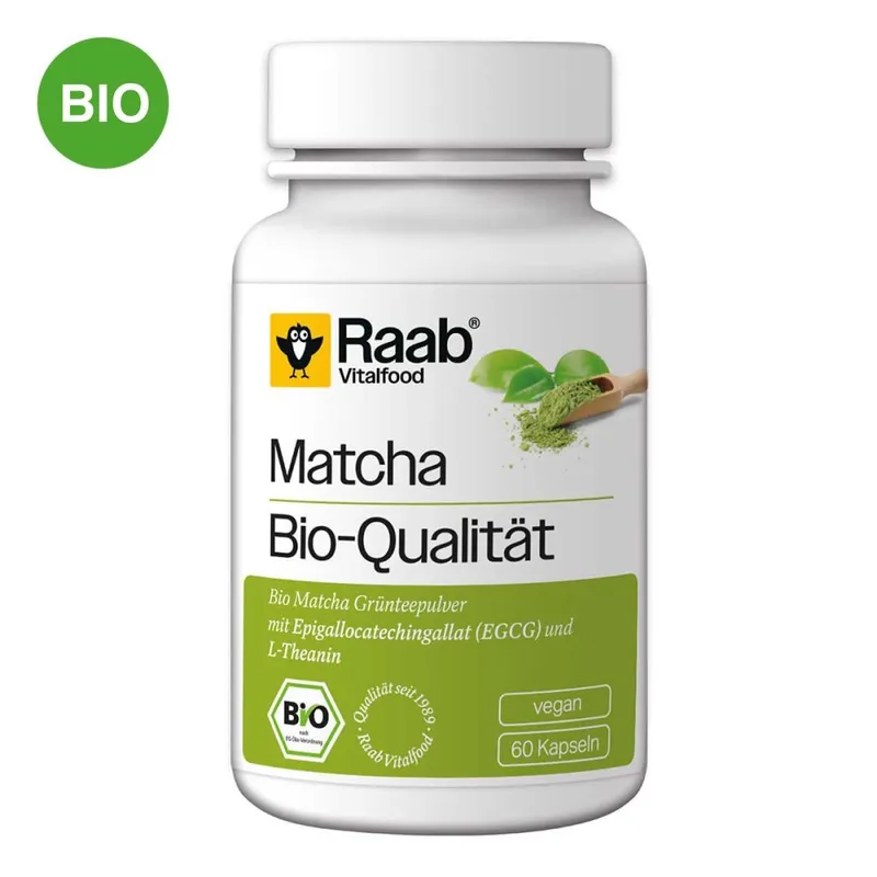 Raab Raab Vitalfood Matcha Bio Kapseln – Produktbild 1 von 1