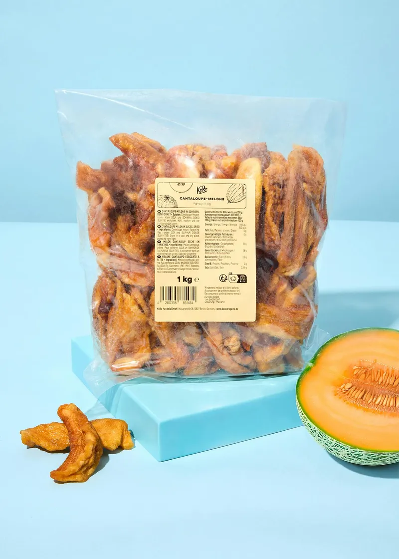 KoRo Cantaloupe-Melone 1 kg – Produktbild 2 von 5