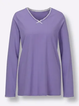 wäschepur Schlafanzug-Shirt lavendel – Produktbild 1 von 1