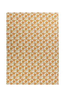 Tranquillo Geschirrtuch VINTAGE GARDEN Orange – Bio-Baumwolle - orange – Produktbild 1 von 1