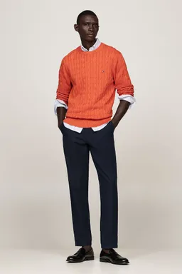 Tommy Hilfiger Tommy Hilfiger Pullover Cable Orange - Größe L – Produktbild 1 von 1