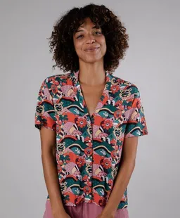 Brava Fabrics Brava Fabrics Kurzarm-Bluse Yeye Weller Aloha – Produktbild 1 von 1