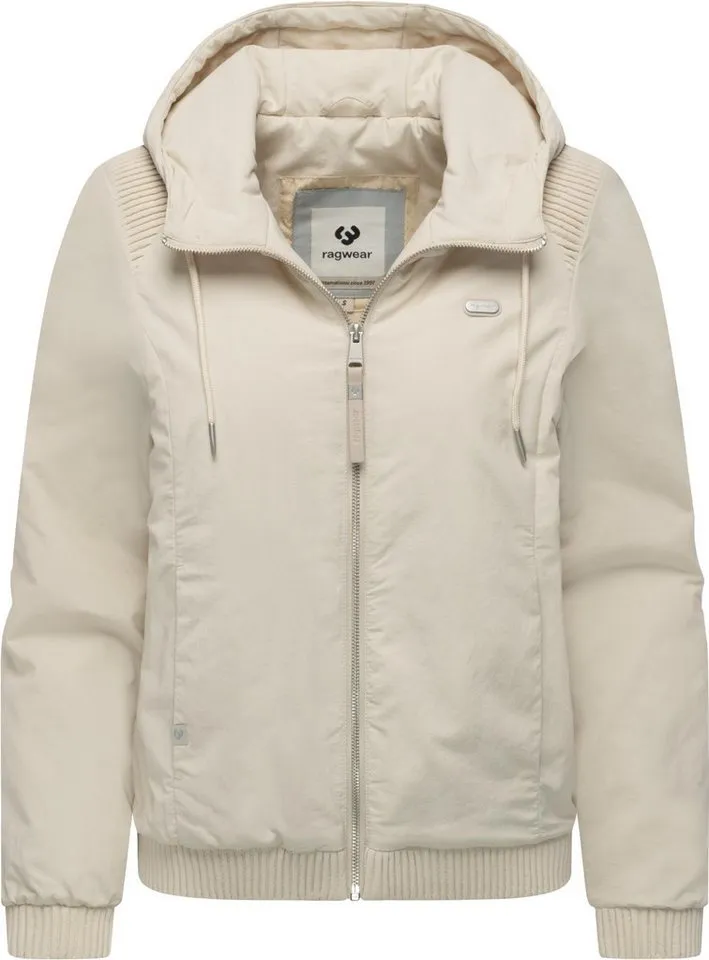 ragwear ragwear Bomberjacke Chinta Warm YOUMODO Warme Übergangsjacke mit elastischen Bündchen, Braun, – Produktbild 5 von 5