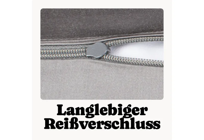 Seralino Kissenbezüge Mako Satin Kissenbezug (100% Bio Baumwolle) weich, hautfreundlich, (2 Stück), Fairtrade/ GOTS zertifizierte uni Kissenhülle mit Reißverschluss, Grün, – Produktbild 7 von 8