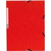 Exacompta Exacompta Eckspannermappe mit 3 Klappen "Premium Manila" DIN A4 rot – Produktbild 1 von 1