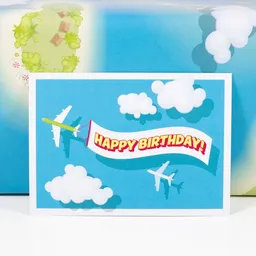Bow & Hummingbird Bow & Hummingbird Postkarte Happy Birthday – Produktbild 1 von 1