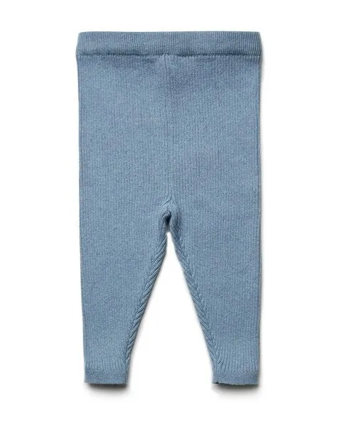 Puri Organic Puri Organic Kleinkinder Legging Rippenstrick Bio Baumwolle Wolle, Rosa, – Produktbild 2 von 2