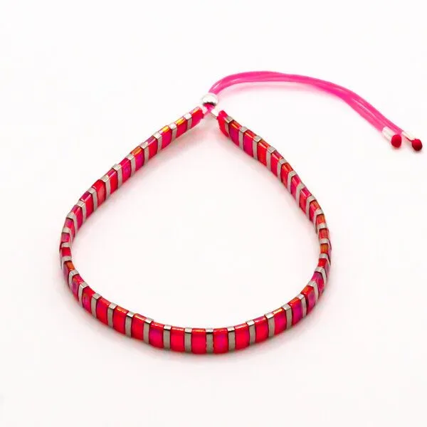 juni juni Tila Armband Pink Silber – Produktbild 3 von 4