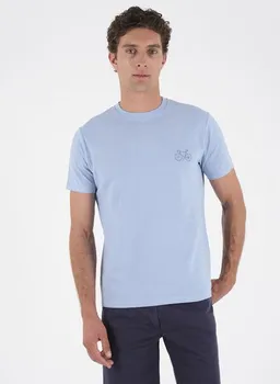 ORGANICATION ORGANICATION T-Shirt aus Bio-Baumwoll-Piqué mit Print – Produktbild 1 von 1