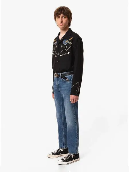 Nudie Jeans Nudie Jeans Jeans - Gritty Jackson - aus Bio-Baumwolle, Blue, – Produktbild 6 von 8