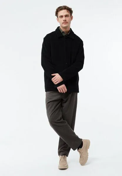 Givn Berlin Givn Berlin Wolljacke GBVINCENT aus recyceltem Wollgemisch, Black, – Produktbild 4 von 4