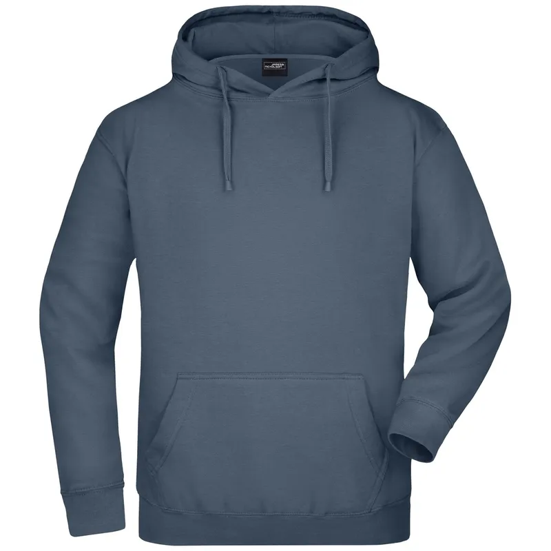 James & Nicholson James & Nicholson Klassisches Kapuzensweatshirt JN047, Carbon, – Produktbild 1 von 1