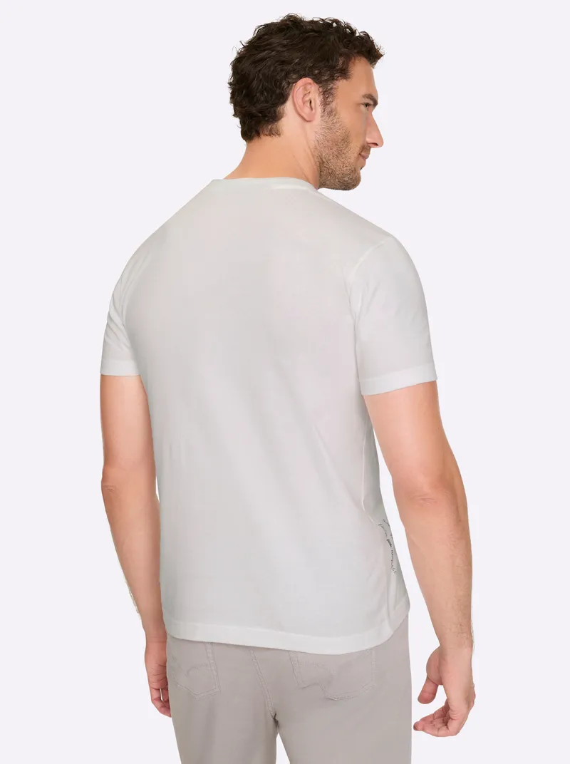 Catamaran Kurzarmshirt weiß, Weiß, – Produktbild 2 von 2