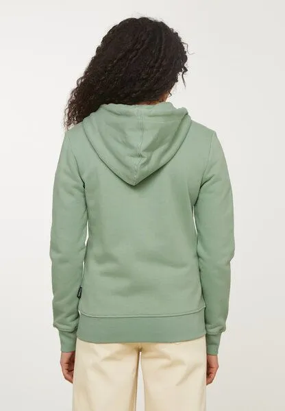 recolution Damen Sweatjacke aus Bio-Baumwolle - DAHLIA - recolution, Leaf green (grün), – Produktbild 2 von 4
