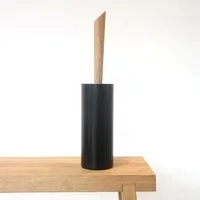 werkvoll by Lena Peter werkvoll by Lena Peter Upcycling WC-Bürste FIRE mit Eichegriff, Schwarz, – Produktbild 1 von 1