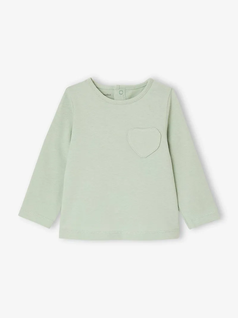 Vertbaudet 3er-Pack Mädchen Shirts, Wollweiß, – Produktbild 3 von 4