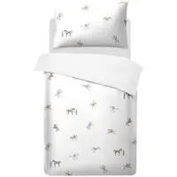 Mary Rose® Mary Rose® Satin Bettwäsche Sport Motiv aus 100% Bio-Baumwolle (GOTS-zertifiziert), Reiten, – Produktbild 1 von 1
