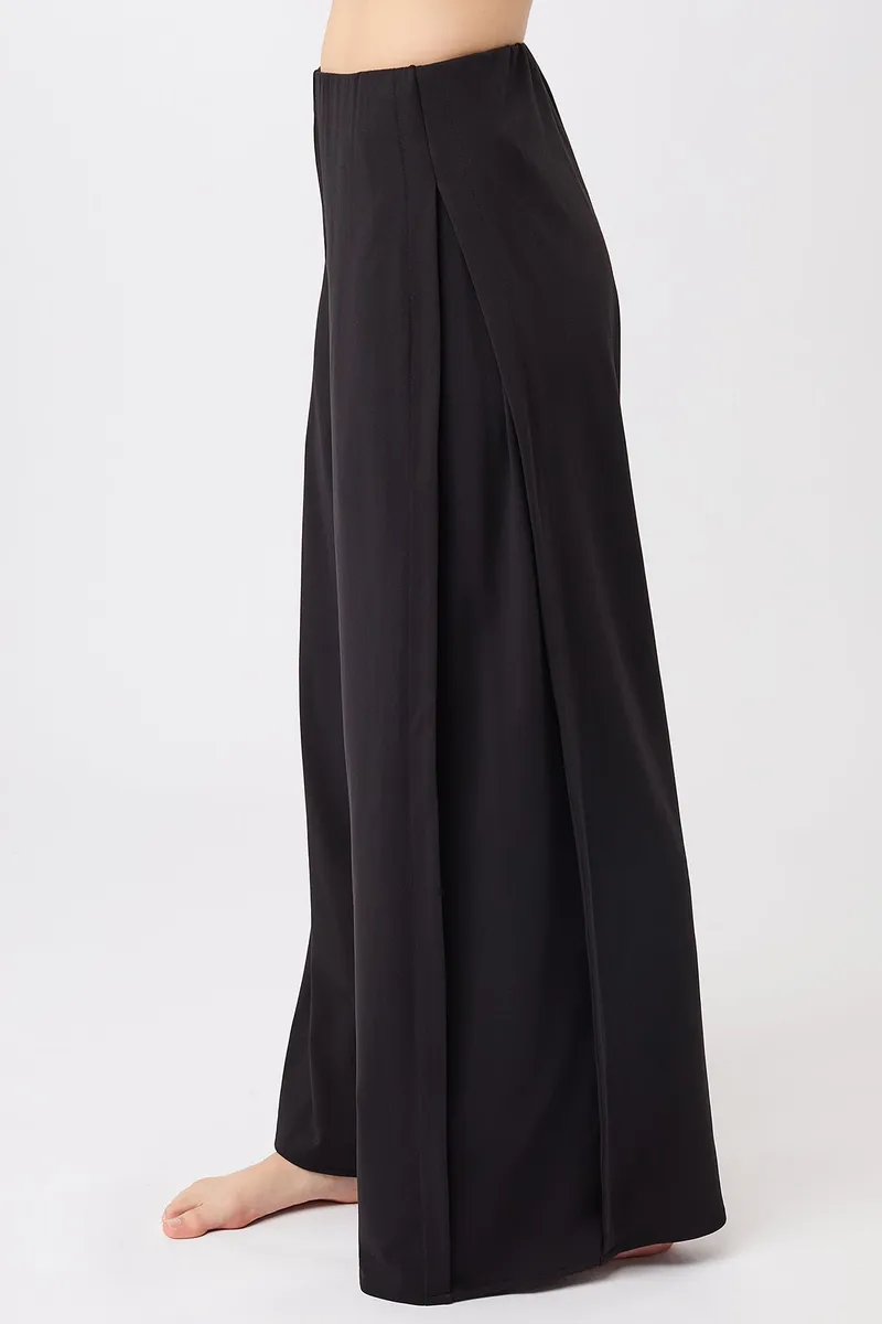 mandala MANDALA Damen vegan Hose Extra Wide Schwarz, Schwarz, – Produktbild 2 von 2