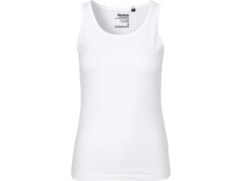 Neutral Neutral® Damen Tank Top von Neutral Bio Baumwolle, Weiß, – Produktbild 1 von 5