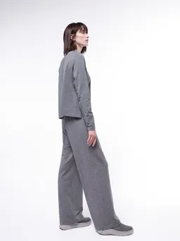 LANIUS LANIUS Langarmshirt mit Stehkragen aus TENCEL Lyocell – Produktbild 1 von 1