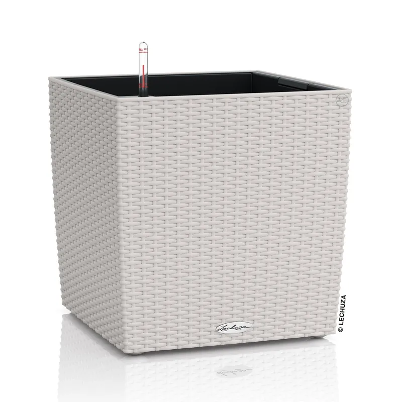 Lechuza® Lechuza® 'Cube Cottage 50', lichtgrau, ca. 49 x 49 x H 49,5 cm, Grau, – Produktbild 1 von 1