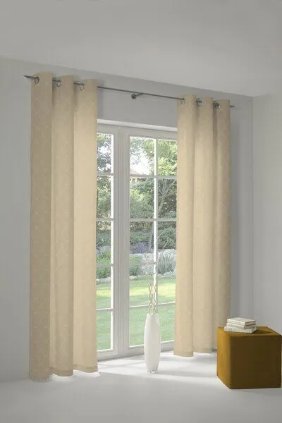 Nature by Adam Nature by Adam Vorhang aus 100% Bio-Baumwolle - Made in Germany - Indian Cortezada Light, Beige, – Produktbild 5 von 7