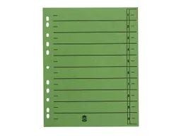 50 Trennblätter grün, 230 g/m² – Produktbild 1 von 1