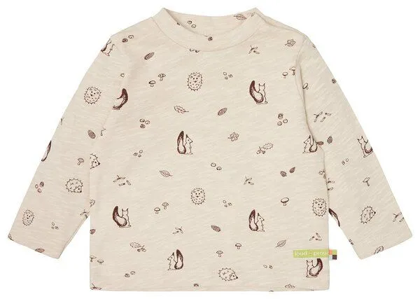 loud + proud loud + proud Babys & Kinder Shirt Slub Jersey mit Druck, GOTS-zertifiziert, Vanilla(natur), – Produktbild 2 von 2