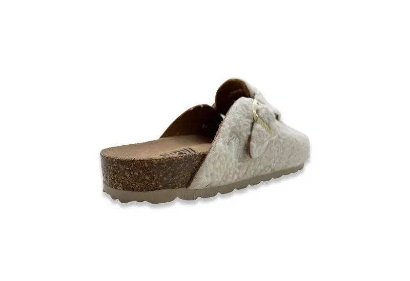thies thies 1856 Eco Teddy Clog Vegan Clog, Weiß, – Produktbild 3 von 5