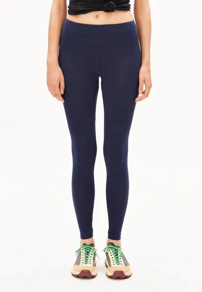 ARMEDANGELS ARMEDANGELS FARIBAA Damen Leggings aus Bio-Baumwoll Mix, Tinted navy, – Produktbild 1 von 4