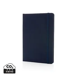 XD Collection XD COLLECTION GRS-zertifiziertes rPET-A5-Notizbuch, navy blau, navy blau, Dunkelblau, – Produktbild 1 von 1
