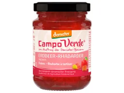 Campo Verde Campo Verde Bio-Fruchtaufstrich Erdbeer-Rhabarber, 200 g – Produktbild 1 von 1