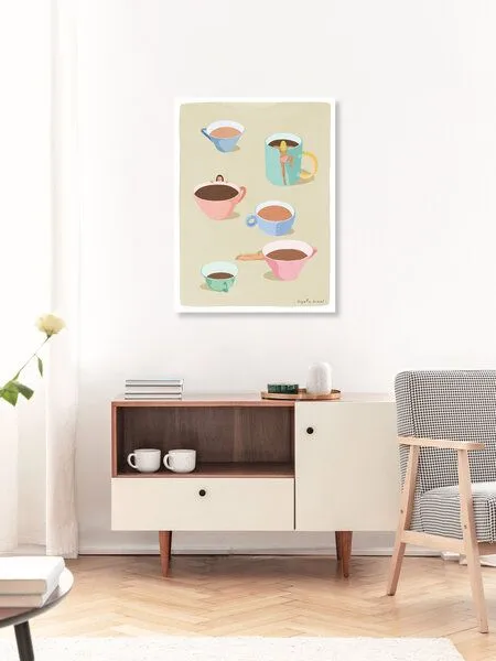 Photocircle Photocircle Wandbild / Poster / Leinwand - Coffee Girls – Produktbild 3 von 4