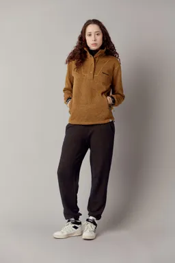 KOMODO KOMODO Damen vegan Jogger Evie Gots Biologisch Baumwolle Khaki Melange – Produktbild 1 von 1