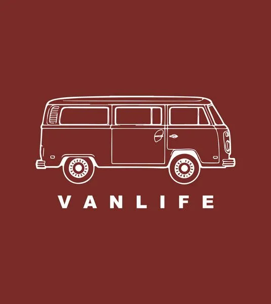 Gary Mash GARY MASH Shirt Vanlife retro aus Biobaumwolle, Blaugrün (grün), – Produktbild 2 von 4